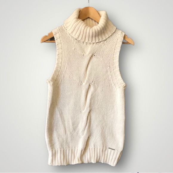 Michael Kors Tops - 5 for $35 Michael Kors knit vest sleeveless top womens size S white